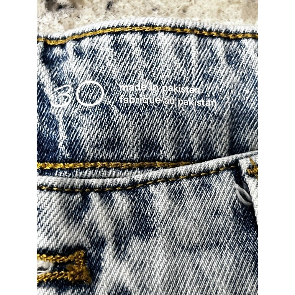 Pilcro Women’s Size 30 Acid Washed Wide Leg Jeans - Picture 6 of 13